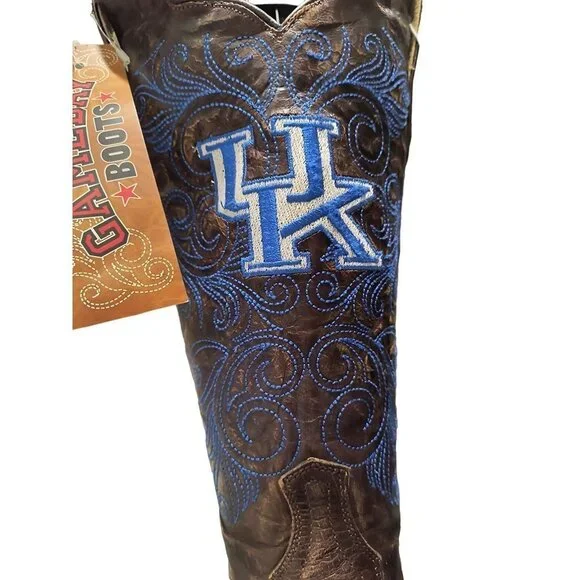 University of Kentucky Wildcats Cowgirl Boots, Woman's Size 7 NWT Embroidered - Picture 4 of 12